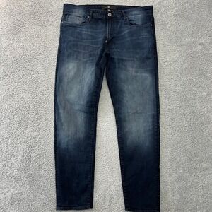 Jordan Craig Sean Jeans Mens 38x34 Dark Blue Excellent Slim Tapered JS300